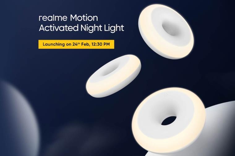 Realme Motion Activated Night Light With 365 Days Battery Life Set to Launch in India on Wednesday