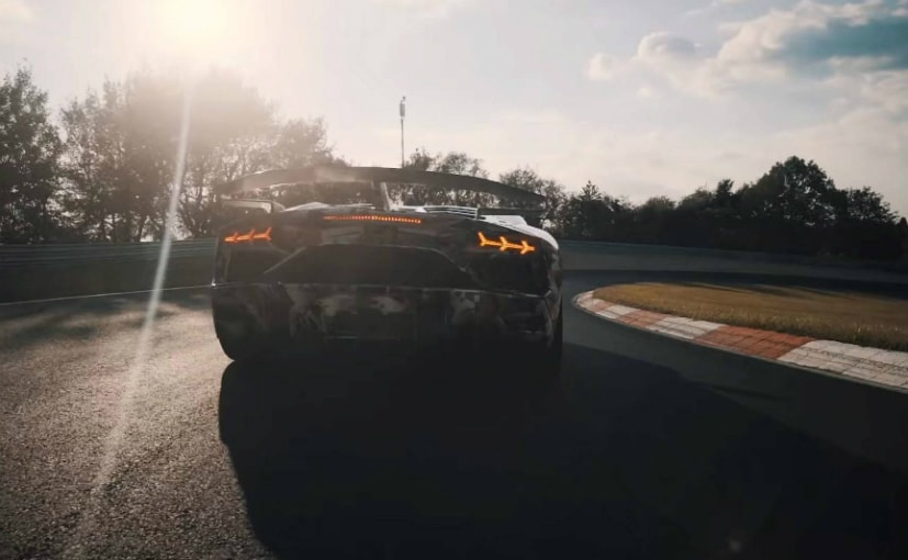 Lamborghini has released a new teaser on its social media handles.